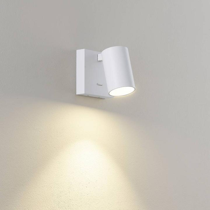 Actual product image Light In The Attic Records Wandaufbauleuchte, Can Tilt eckig, 1x 7.5 W GU10, 220-240 V/AC, IP 20 (GU10)