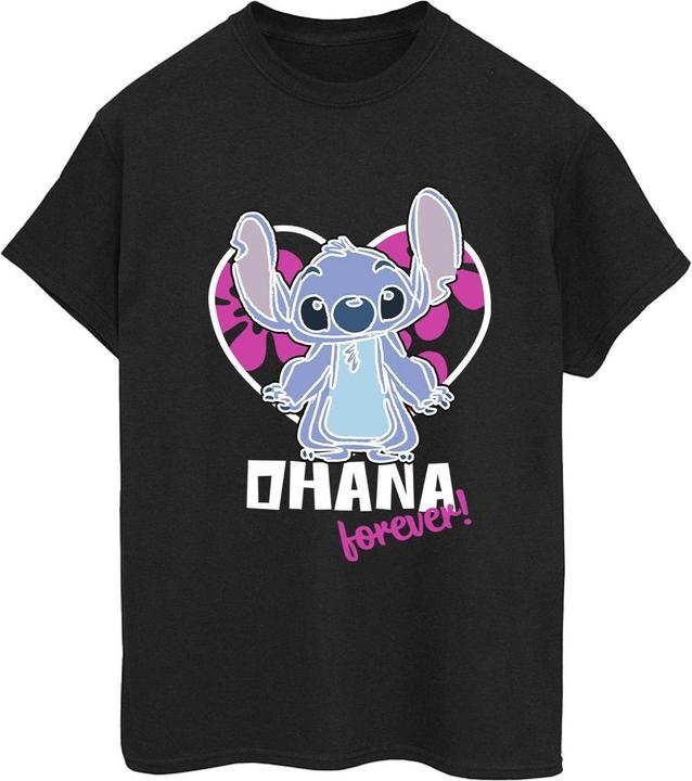 Image du produit Disney - T-shirt LILO AND STITCH OHANA FOREVER HEART - Femme (L)