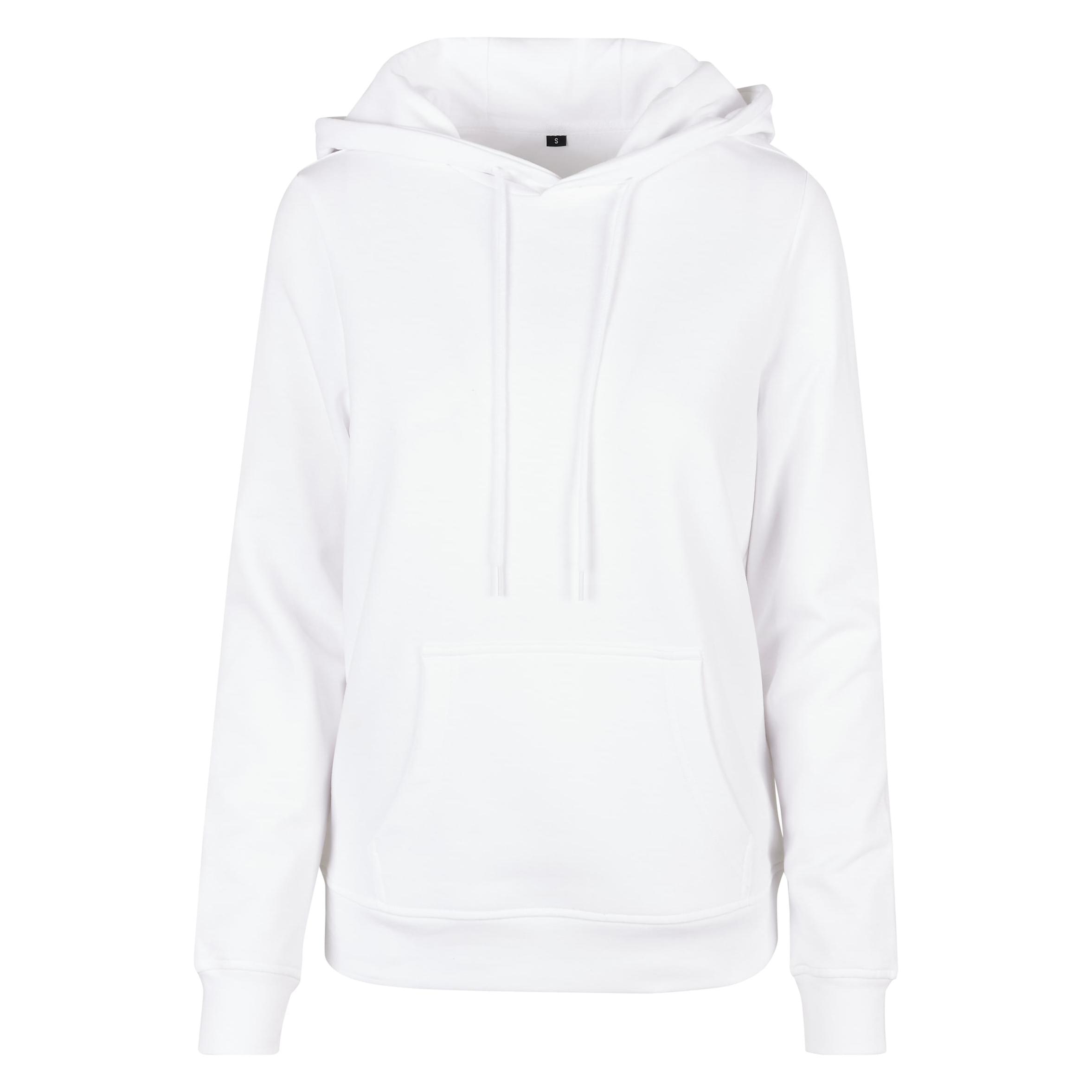 Build Your Brand, Damen, Pullover, Ladies' Basic Hoody, Weiss, (Xl)