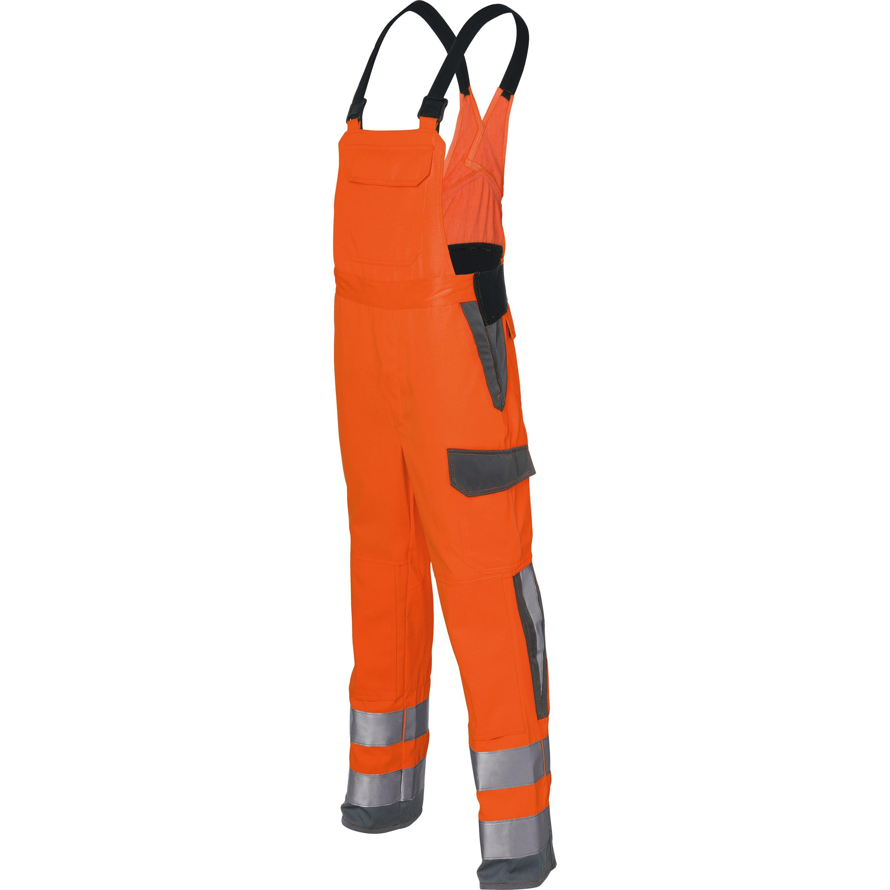 Kübler, Arbeitshose, Latzhose PROTECTIQ HIGH VIS ARC1 PSA 3 warnorange/anthrazit Form 3393 Grösse 27 (27)