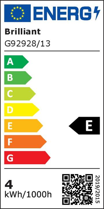 Energy Label Brilliant Bombay (540 lm)