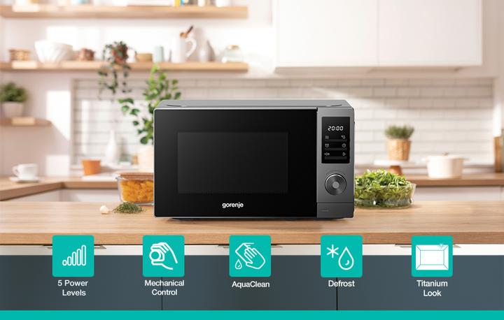 Actual product image Gorenje Microwave - MO20A3T4 - (20 l)