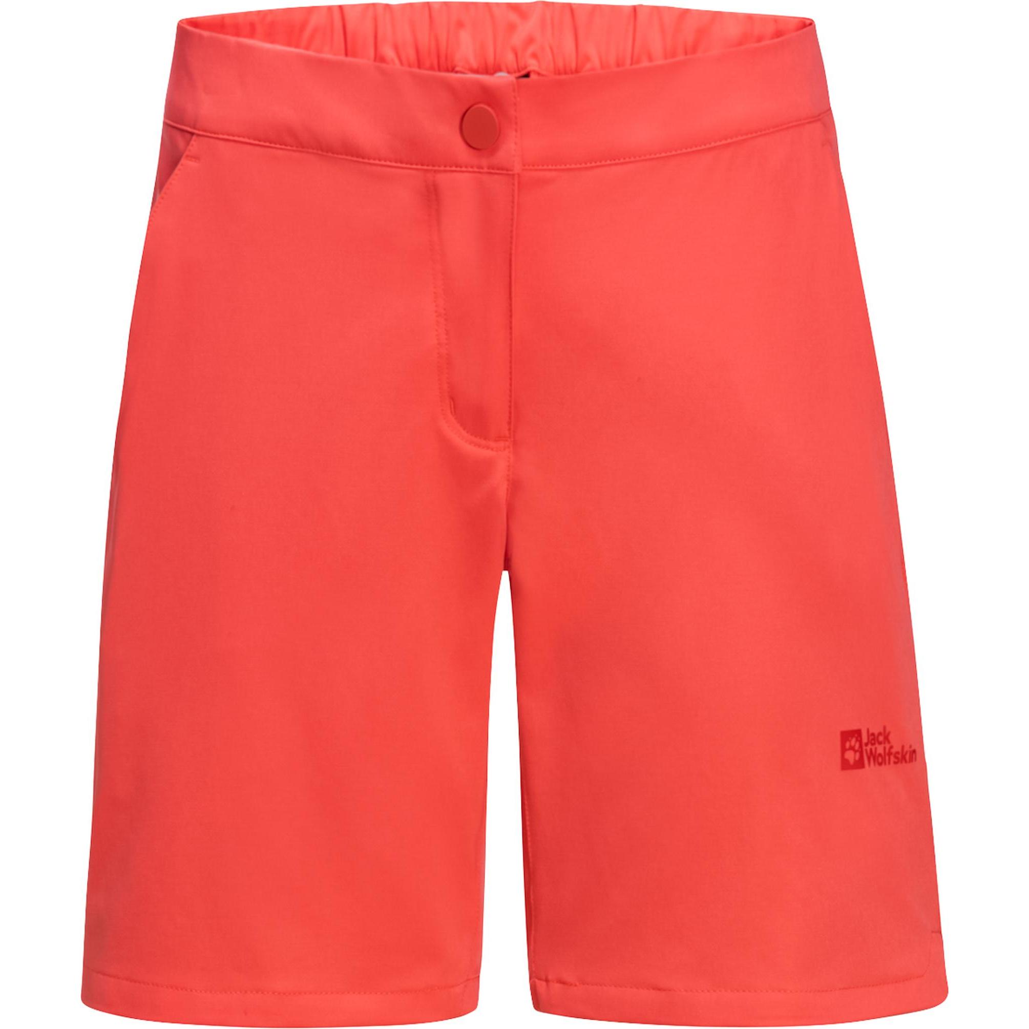 Jack Wolfskin, Damen, Outdoorhose, Hiking Alpine Short W (38), Rot, 38