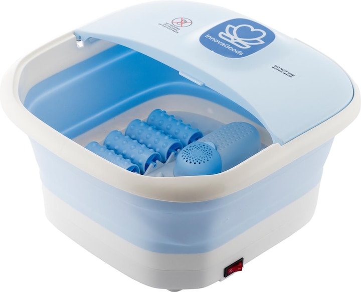 InnovaGoods Klappbares Fussbad mit Rollen und Hydromassage Footopy