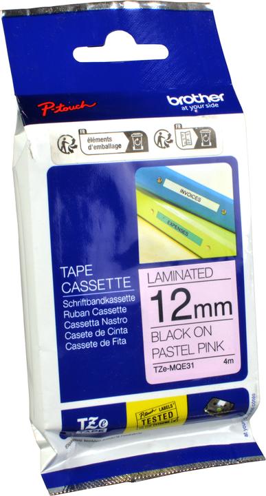 Actual product image Brother TZe-MQE31 (1.20 cm, Pink)