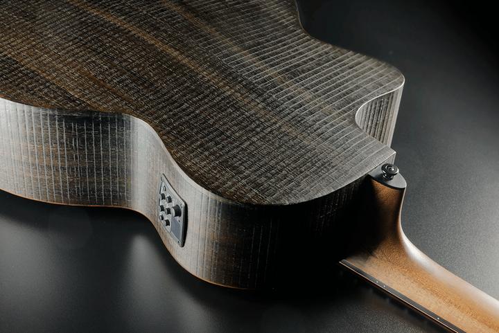 Produktbild Lâg Guitars Sauvage Bce (Akustik Bass, Brown Brankowood (Fingerboard), Pale Brankowood (Top), Smoked Eucalyptus Rough Sawn Finish (Back & Side), Khaya (Neck), Black Brankowood (Bridge))