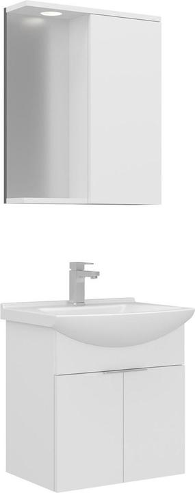 Produktbild Homitis Purus 55 Bathroom Cabinet With Sink & Mirror Set (2 Pieces)