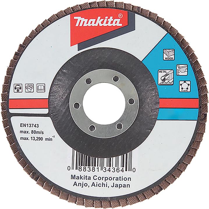 Produktbild Makita Fächerscheibe Ø 180mm Korn 120 (A120)