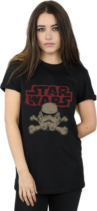 Immagine prodotto Star Wars Stormtrooper Skull Logo Maglietta Ampia Donna (3XL)