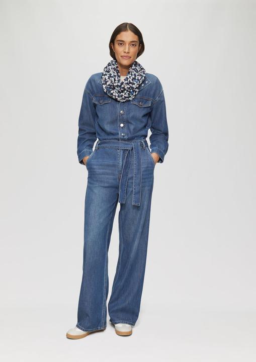 Image du produit S.Oliver Snood Lässiger Loop Schal aus Viskose mit All-over-Print