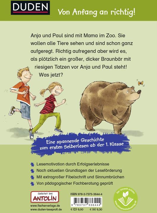 Actual product image Duden Leseprofi – Ein Bär reisst aus, 1. Klasse (German, Beate Dolling, Didier Laget, Daniel Napp, 2023)