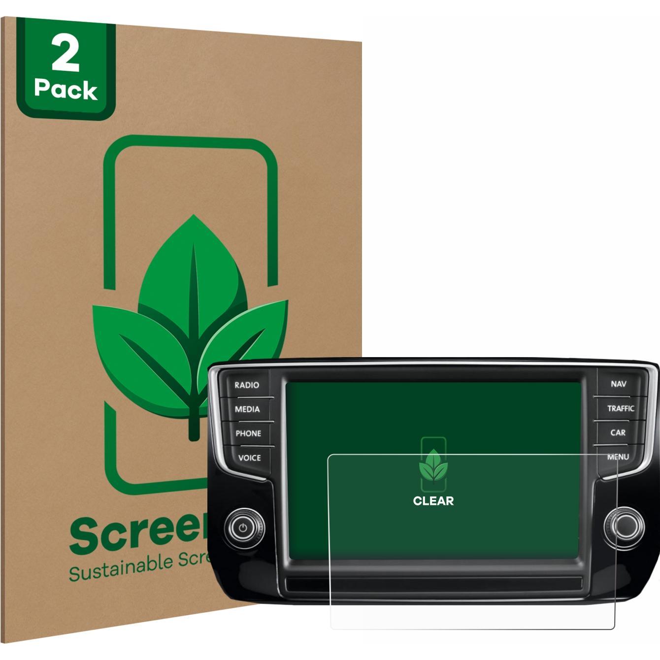 ScreenLeaf, Fahrzeug Navigation Zubehör, Schutzfolie nachhaltiger Displayschutz Displayschutzfolie Folie Klar Transparen...