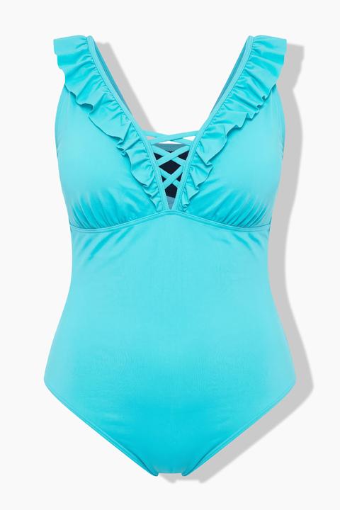 Actual product image Studio Untold Flounce Panel One Piece Swimsuit (50)