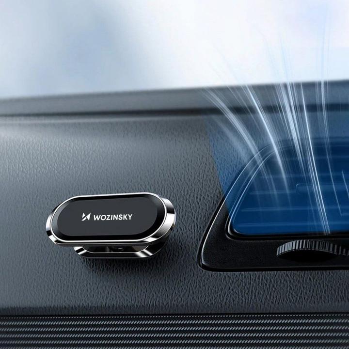 Productafbeelding Wozinsky Zelfklevende Magnetische 360 Autodashboardbevestiging Zilver (WMH-06)