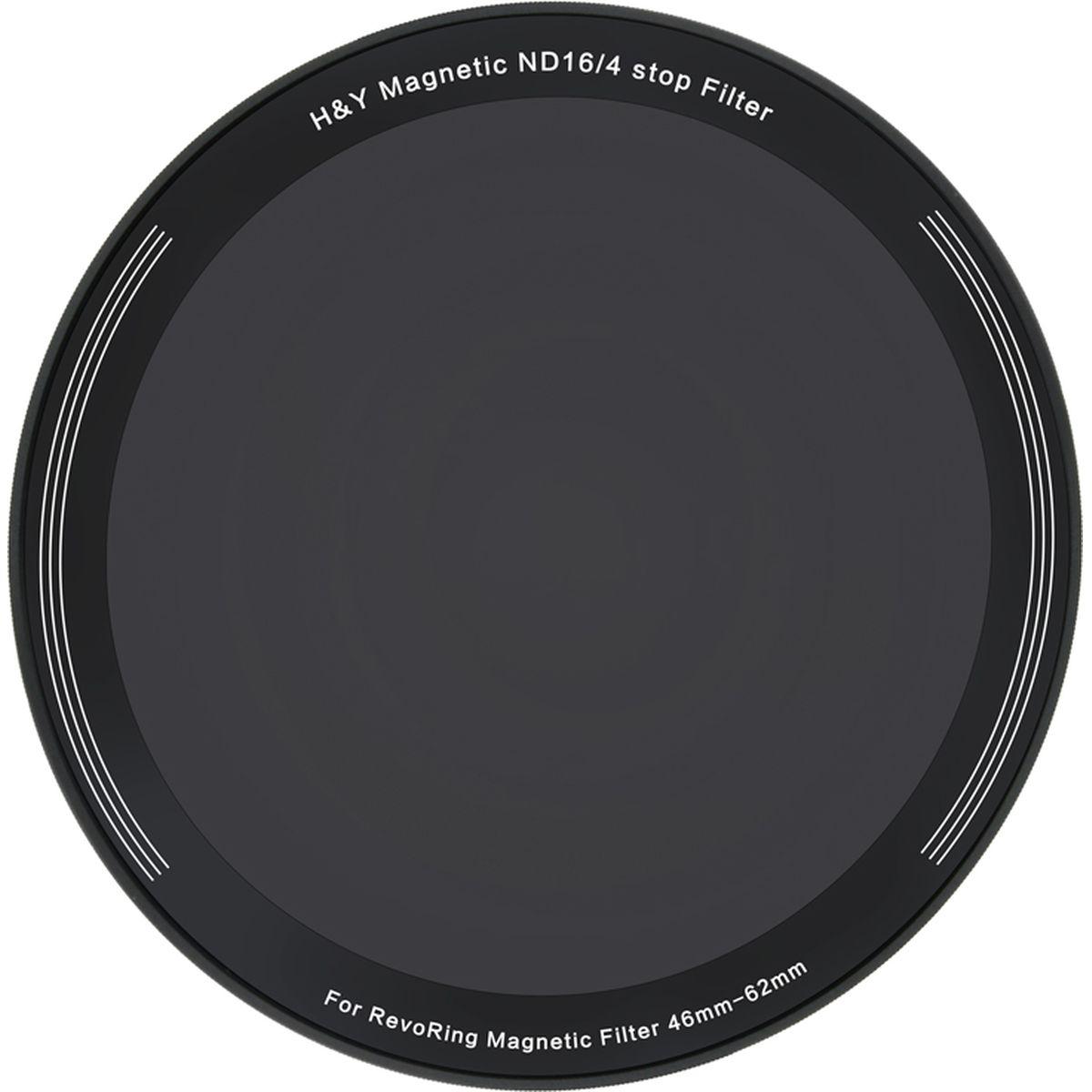 H&Y Magnetfilter ND16 für REVORING 46-62mm (62 mm, ND- / Graufilter) (HY-RMN16-62)