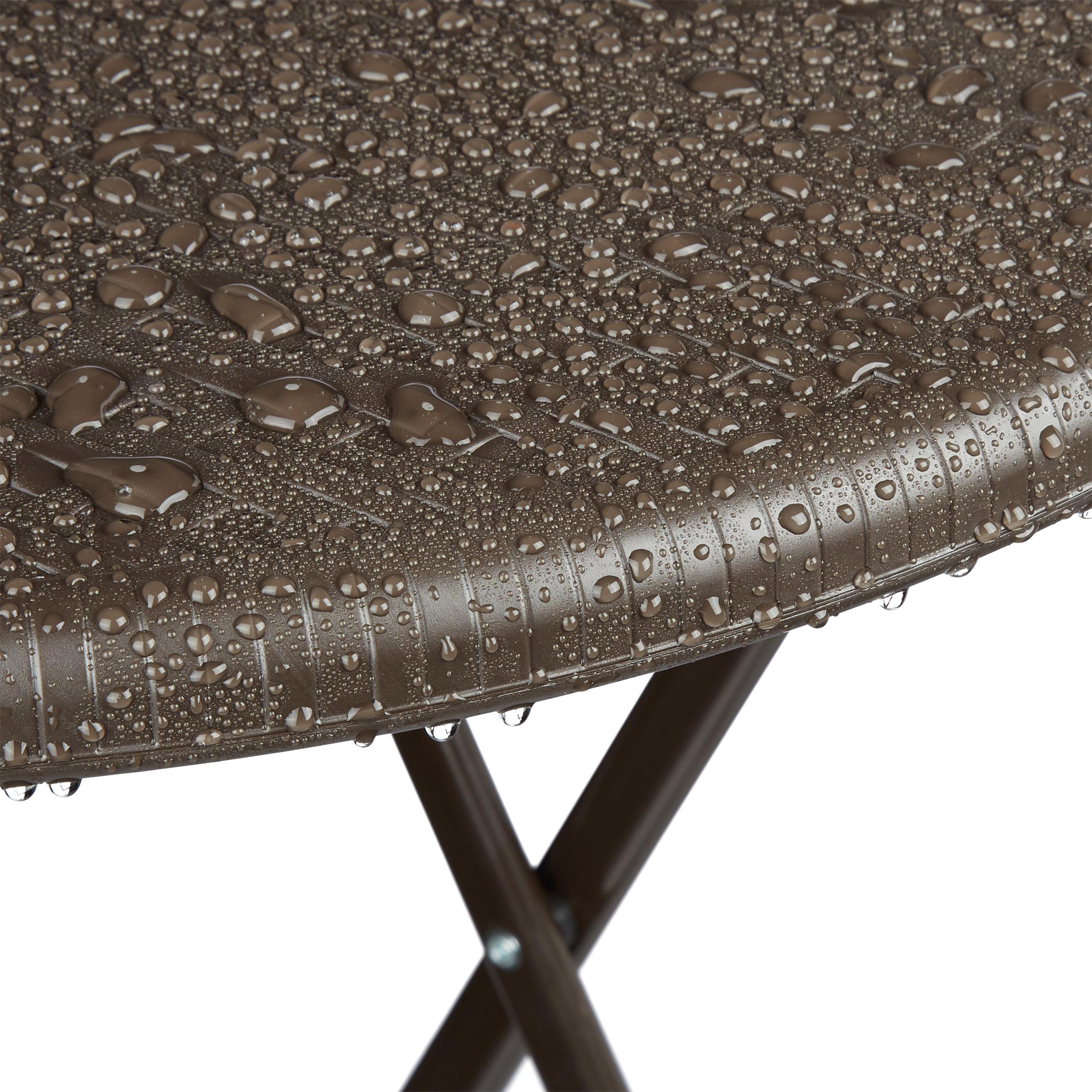 Thumbnail - Relaxdays, Gartentisch + Balkontisch, Gartenmöbel Set (60 cm)