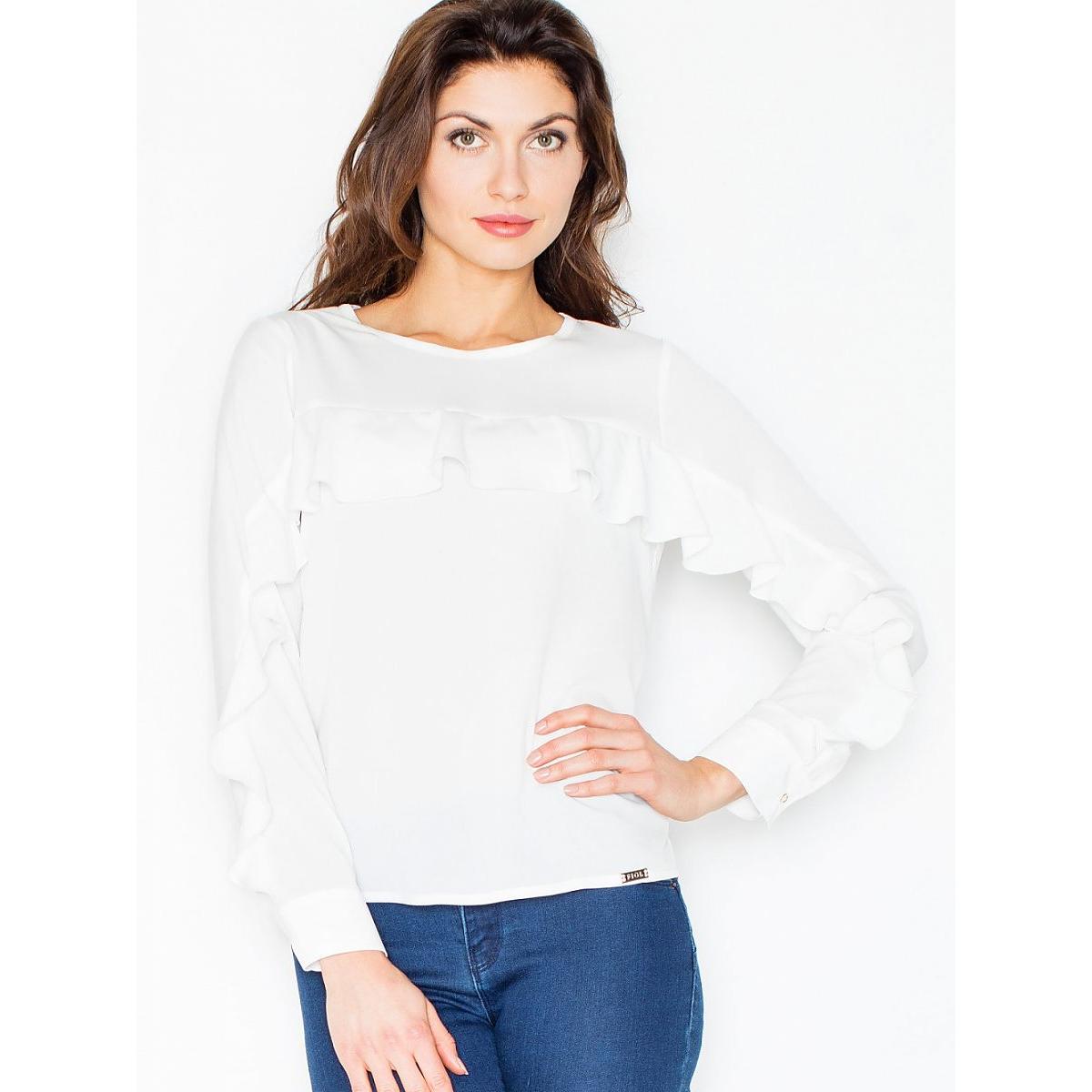 Figl, Damen, Bluse, Bluse, Beige, (L)