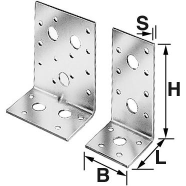 Simpson Sst, Baubeschläge + Holzverbinder, Winkelverbinder (Winkelverbinder, 1 Stk.)
