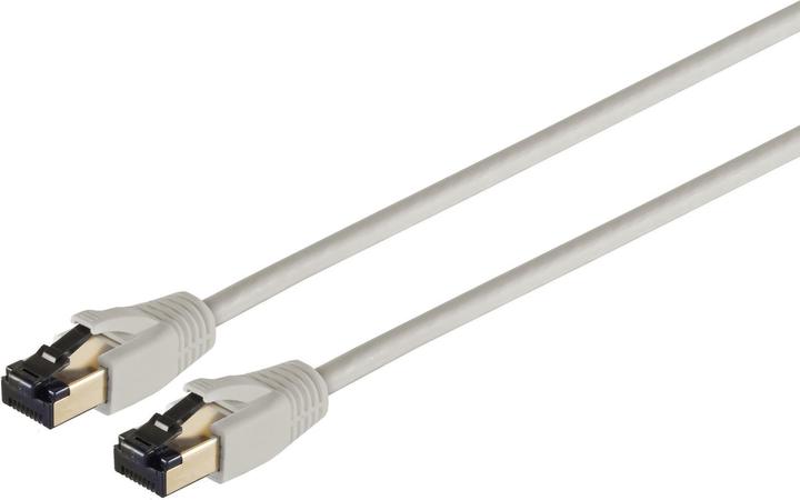 Produktbild Shiverpeaks Helos Patchkabel F/FTP Cat 8.1 grau 10,0m -Twisted Pair, doppelt geschirmt, 4 x 2 x AWG 26 (UTP, CAT8.1, 10 m)