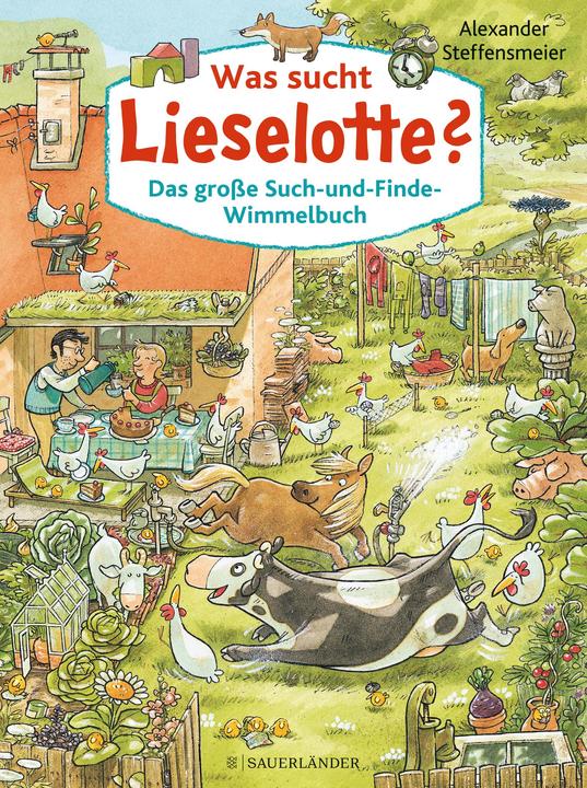 Productafbeelding Was sucht Lieselotte? Das grosse Such-und-Finde-Wimmelbuch (Duits, Alexander Steffensmeier, 2020)