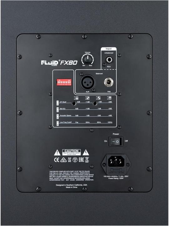 Produktbild Fluid Audio FX80 V2 - Aktywny monitor studyjny (Aktiv, 1 Stk.)