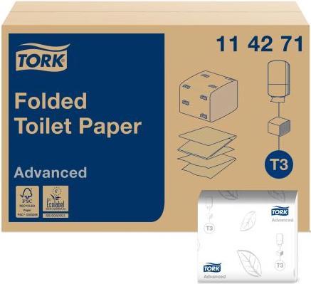 Image du produit Tork Folded Toilet Paper 2Ply (1 x)