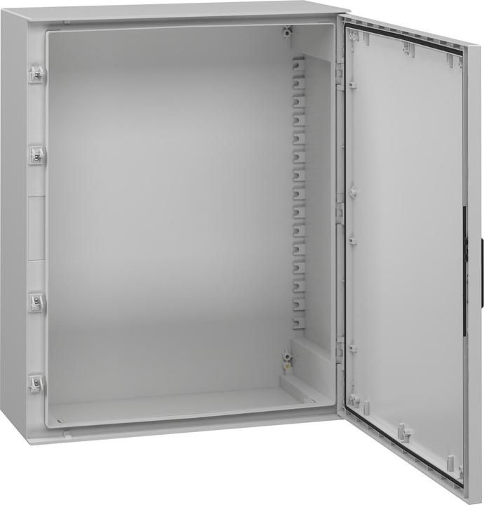 Actual product image Schneider Electric Polyester enclosure PLM wall mounting, with NSYPLM108BG