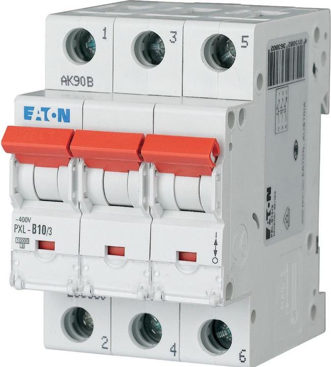Actual product image Eaton Circuit breaker type C 10A 3 pole