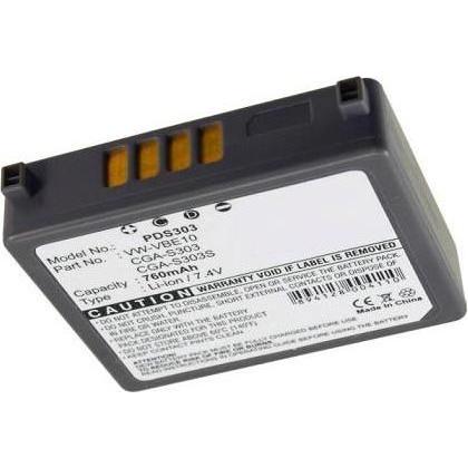 CoreParts Camera Battery for Panasonic (Akku), Kamera Stromversorgung, Schwarz