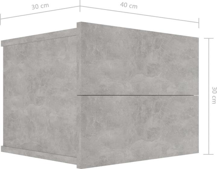 Immagine prodotto vidaXL Nachttisch (30 x 30 x 30 cm)