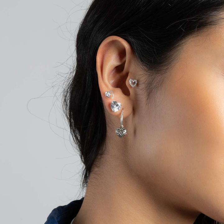 Immagine prodotto Bijouteria Piercing orecchio (Acciaio inossidabile, Vetro (di orologio))