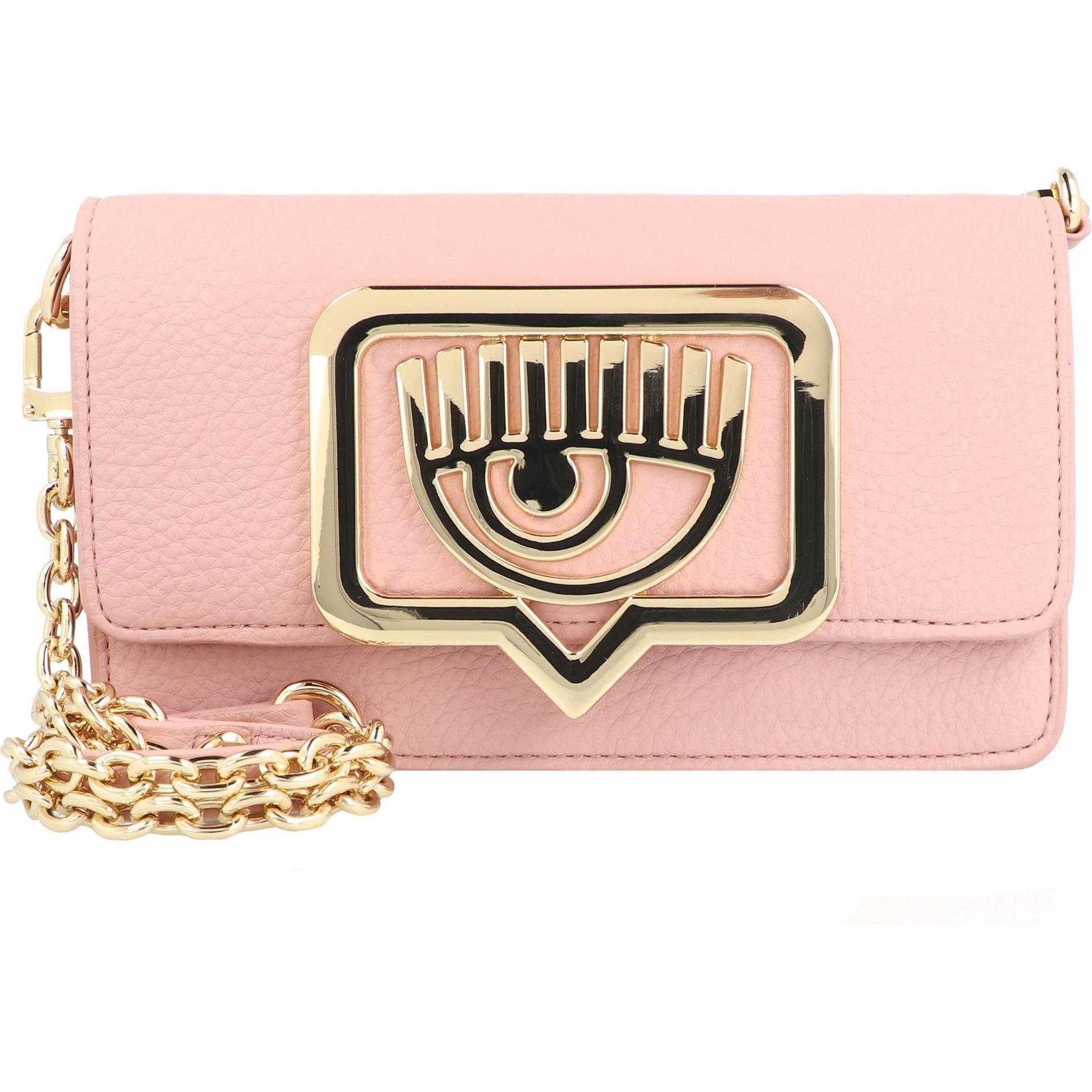 Chiara Ferragni, Damen, Portemonnaie, Eyelike buckle Clutch Geldbörse 19.5 cm, Violett