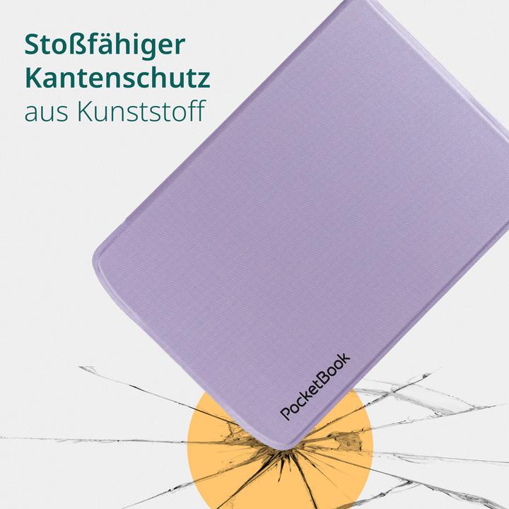 Actual product image PocketBook Shell Cover Transparent Light Purple (Verse Pro, Verse)