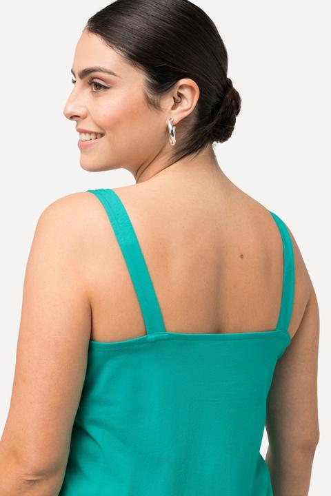 Immagine prodotto Ulla Popken Top classico dal taglio smanicato con davanti doppio e scollo rotondo (54)