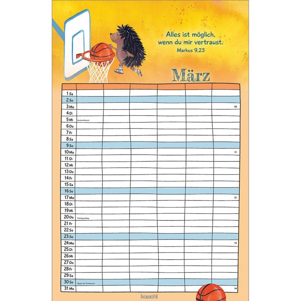 Thumbnail - Kawohl, Kalender, Freu dich mit uns allen 2025 (Harter Einband, Deutsch)