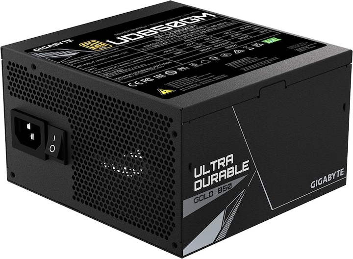 Actual product image Gigabyte UD850GM Power supply 850 W 20+4 pin ATX ATX Black (850 W)