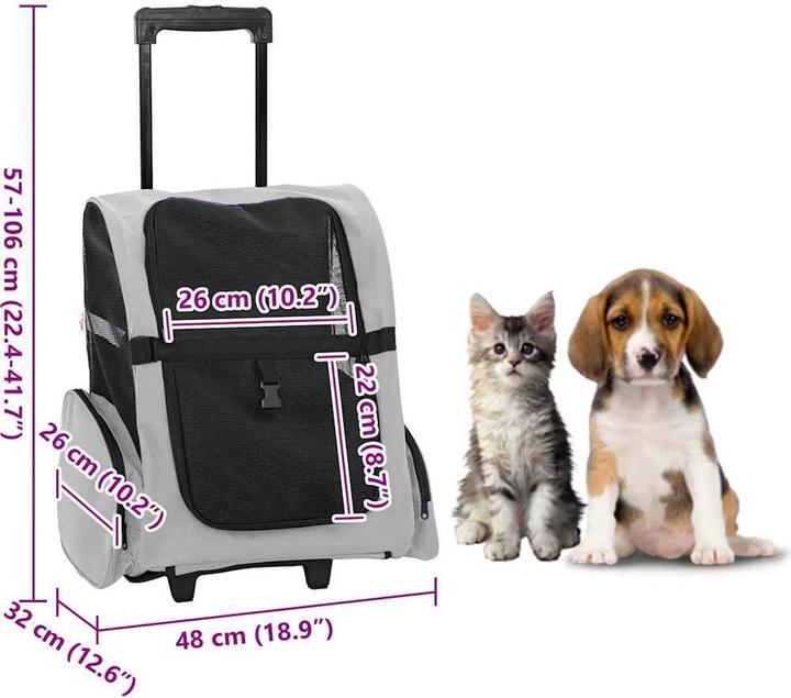 Actual product image vidaXL Haustierwagen (Cat, Dog)