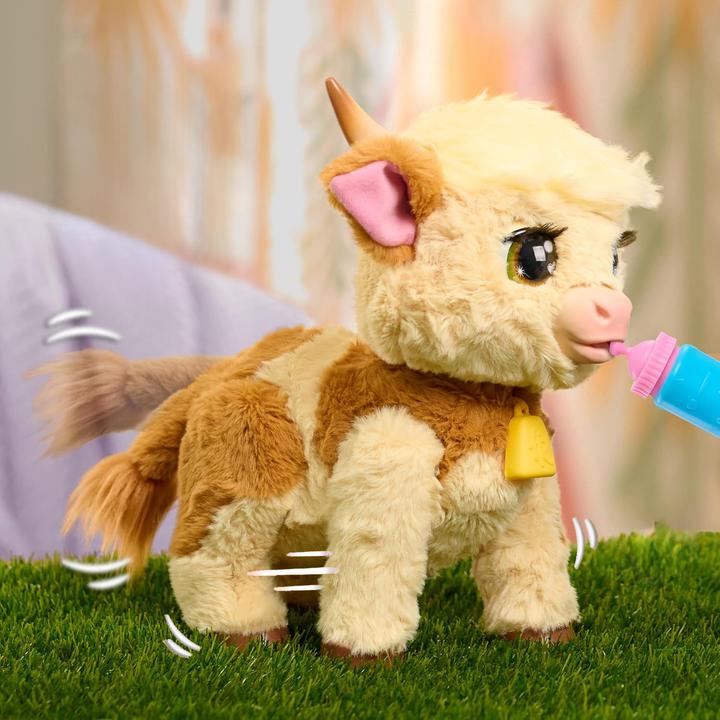 Productafbeelding Just Play FurReal Maggie the Feed & Follow Cow (29 cm)