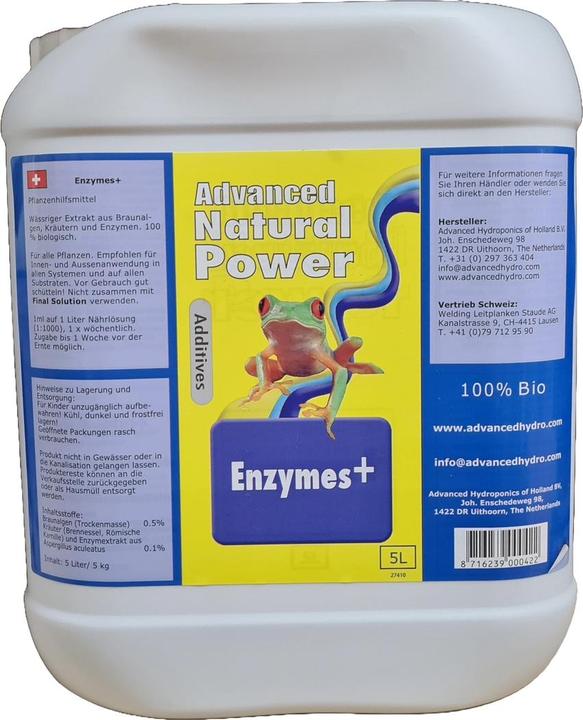 Actual product image Advanced Hydroponics Natural Power Enzymes+ 5L (5.28 kg, 5 l)