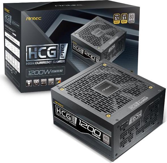 Actual product image Antec Power supply HCG 1200 PRO P EC ATX3.1 Modular 80+ Platinum retail (1200 W)
