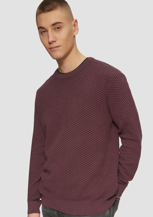 Produktbild S.Oliver Strickpullover Strickpullover mit Wabenstruktur (XL)