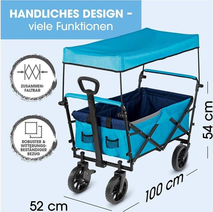 Produktbild Easymaxx Bollerwagen Blau