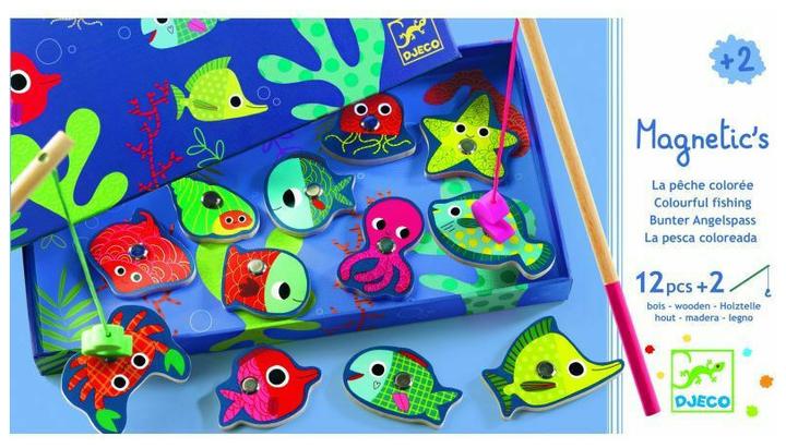 Immagine prodotto Djeco Magnetspiel Fishing Colour (1 Giocatori)