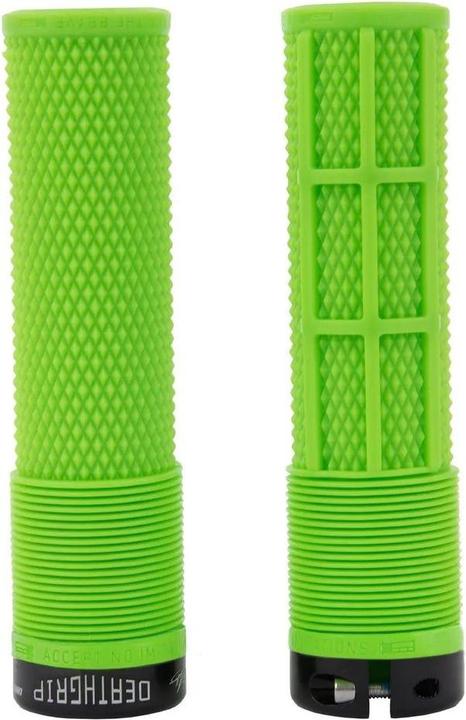 DMR Brendog Death Grip, version épaisse (31,3 mm), mélange souple (20A Kraton). Sick Green.