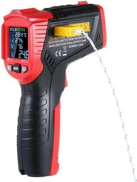 Immagine prodotto Habotest Pirometro laser digitale HT651D, misuratore di umidità