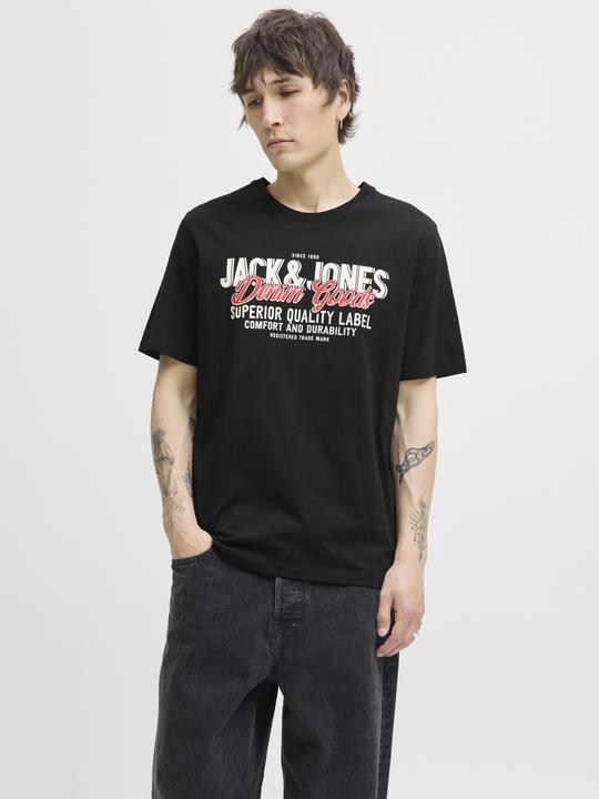 Produktbild Jack & Jones Jjelogo Tee Ss O-Neck 2 Col Aw25 Sn (XS)