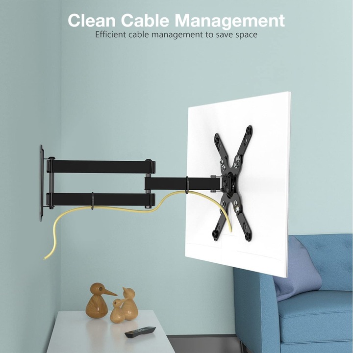 Immagine prodotto Techly Supporto a parete per TV LCD (Muro, 55", 45 kg)
