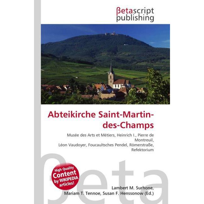 Abteikirche Saint-Martin-des-Champs, Sachbücher