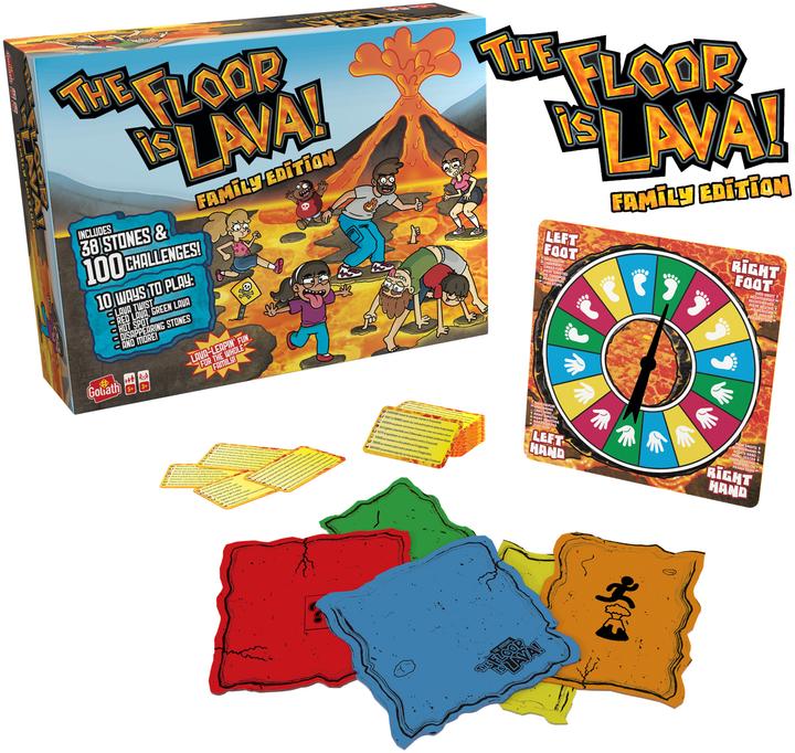 Actual product image Goliath Toys The Floor is a Lava (German, French, Italian, English)