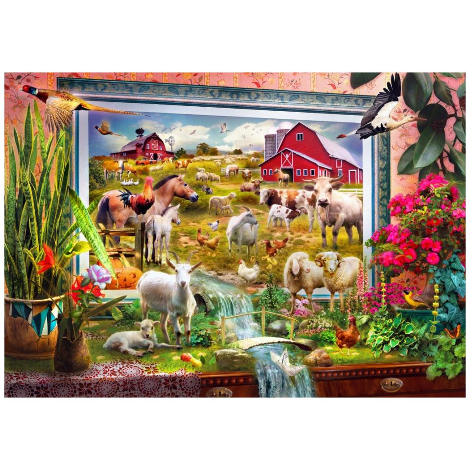 Thumbnail - Bluebird 70499 Puzzle 1000 pcs. Magic Farm Painting (1000 Teile)
